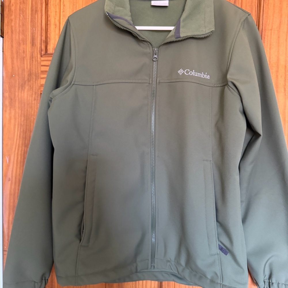 Columbia Olive Full-Zip Jacket